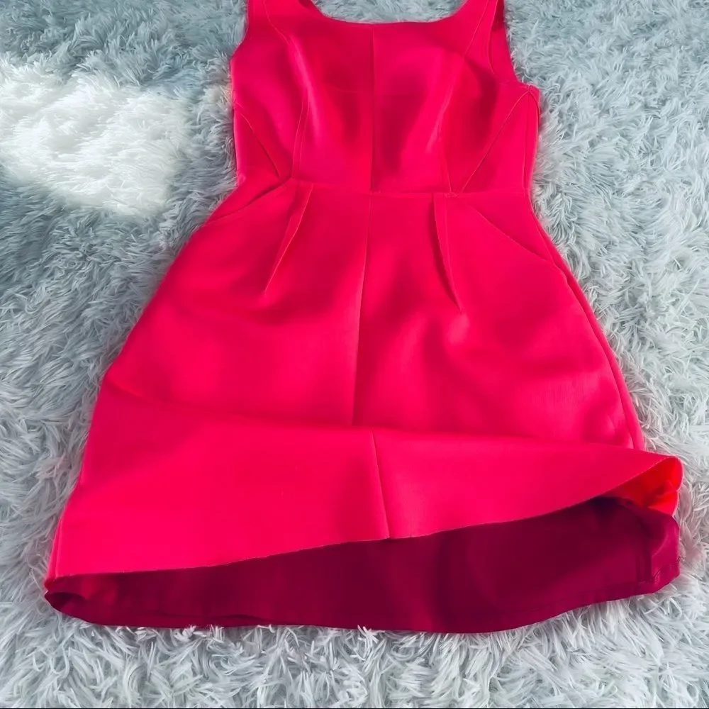 Stains Milly Hot Pink Cocktail Party Dress 4‎